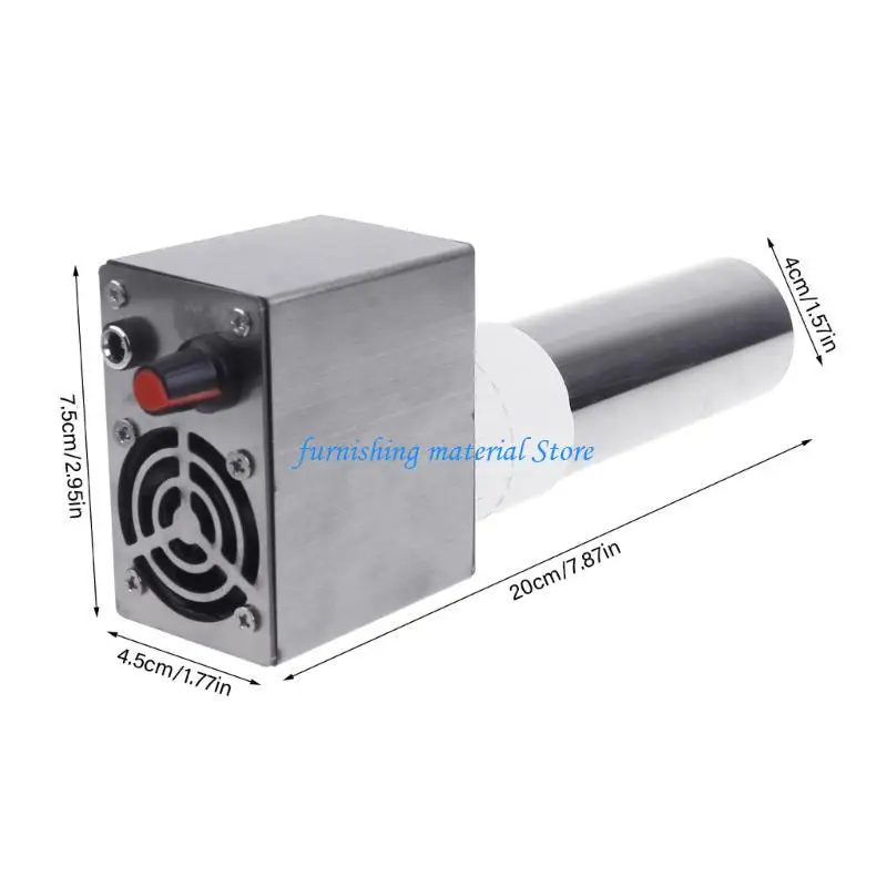 Y5GD 고속 바베큐 공기 송풍기 12V 휴대용 전기 바베큐 팬 송풍기 야외 요리 캠핑 하이킹 피크닉 액세서리