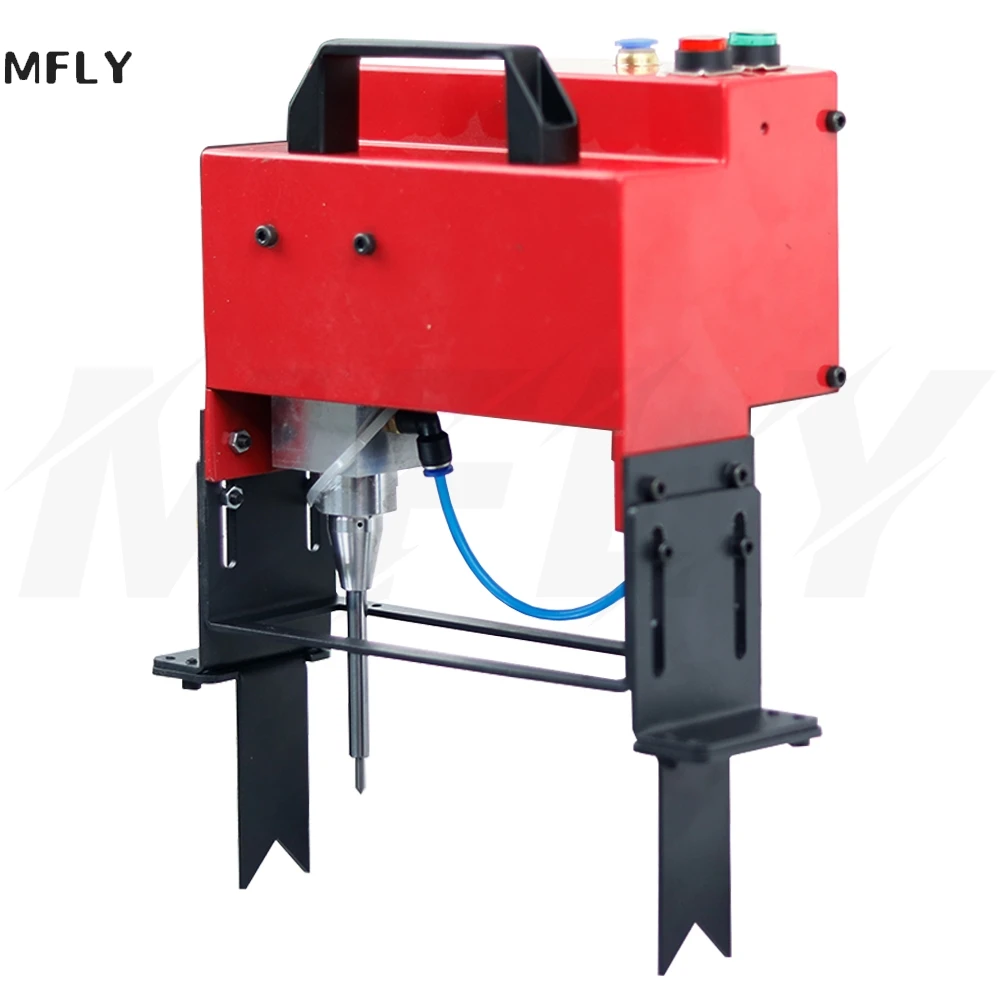 Pneumatic Marking Machine 100x20mm Metal Marking Engrave Machine Air Dot Peen Marking Machine For VIN/Code/Chassis Number 110V