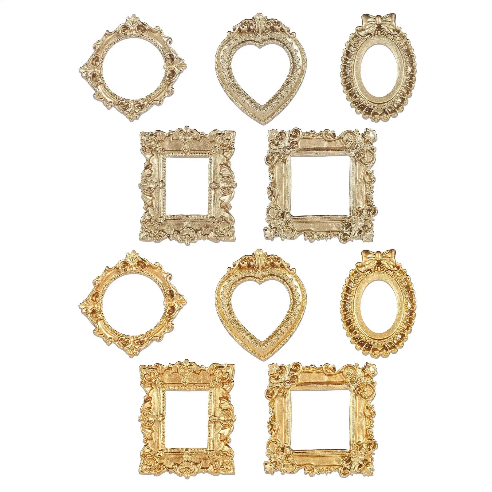 Mini Cornici Dorate Retrò, Set - Resin Art Photo Frame recensione e prezzo