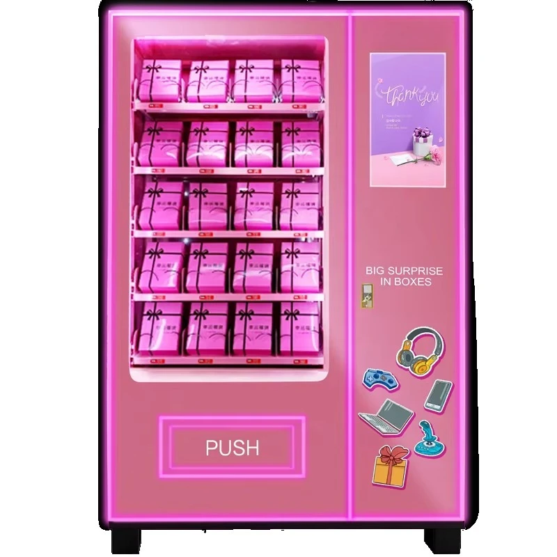All-In-One Vending Machine For Wigs, Hair Cosmetics, Makeup and Lipsticks, Can Be Matched With External Vending Machine