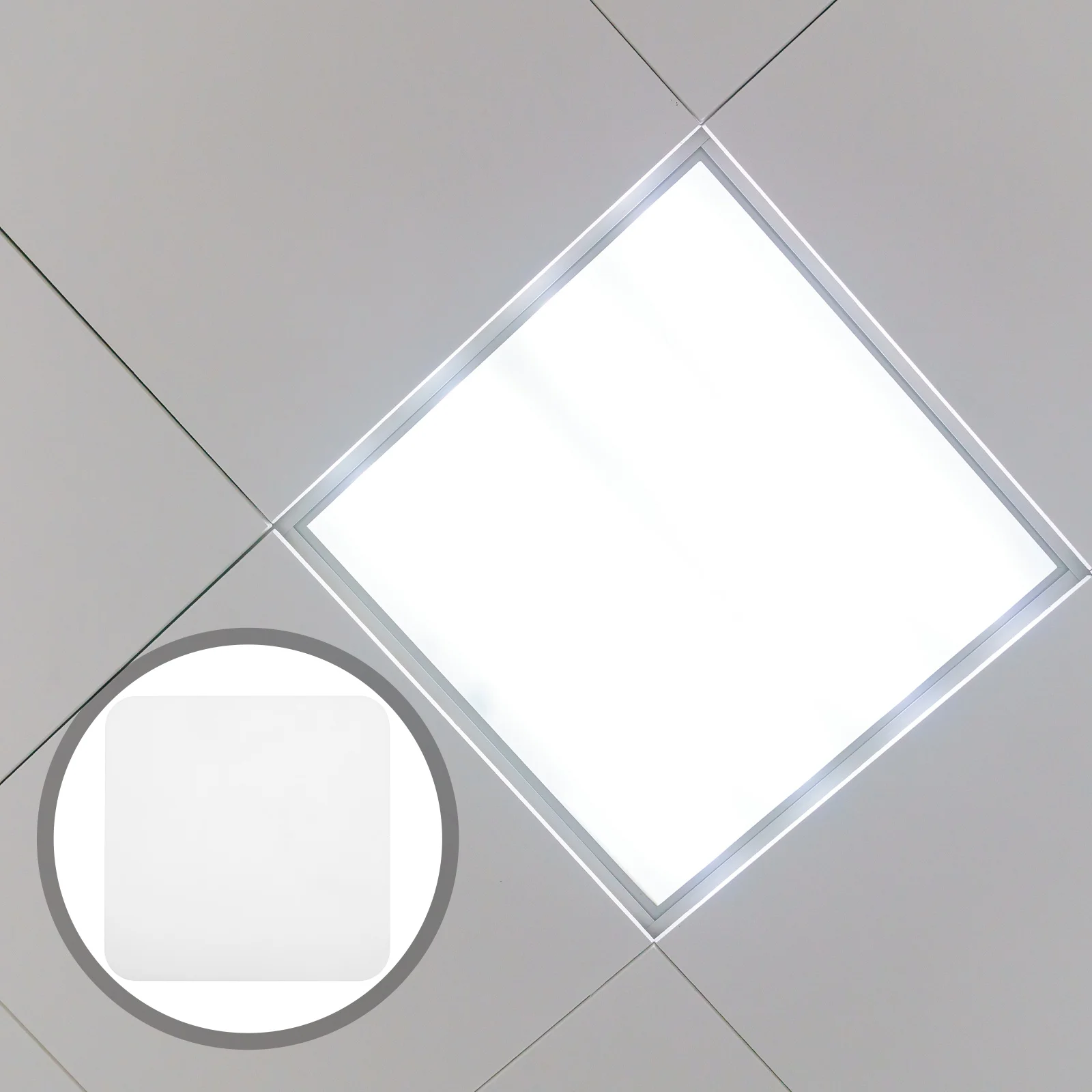 

Lampshade Diffuser Square Acrylic Light Fixture Cover Ceiling Chandelier Dazzling Fixtures Adapter Soft Lighting Easy