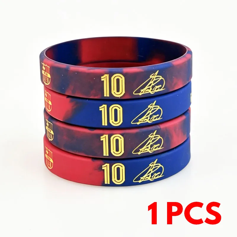 1PCS Football Player Silicone Bracelet Woman Man Birthday jewelry for adult kids Fashion Gift Relationship Waterproof Wristbands