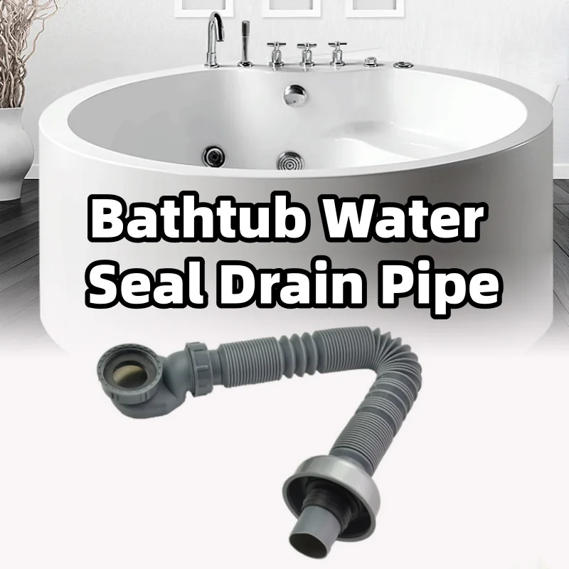 

Trap Flexible Bathtub Shower Drain Pipe Kitchen Sewer Pipe Sink Drains Downcomer Stretchable Plumbing Hose Bathroom Accessorie