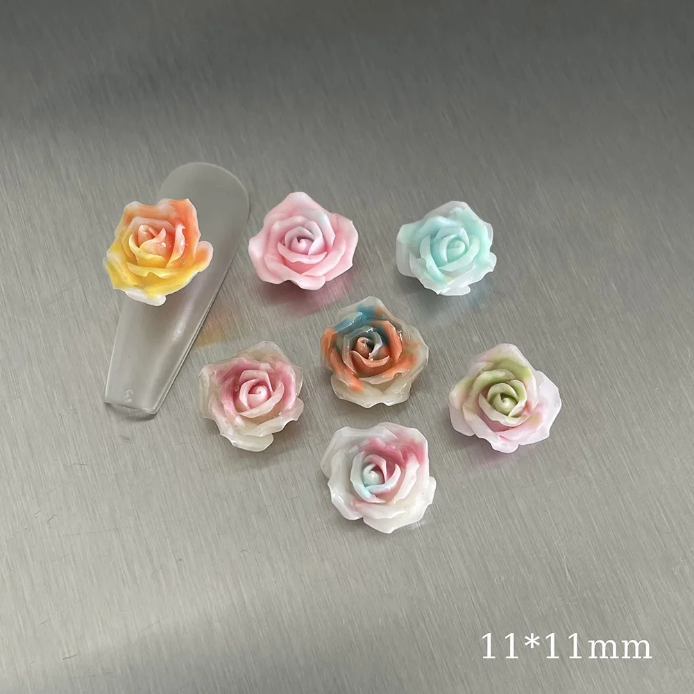 フェアリークリームの花の装飾,ネイルアート用,柔らかい樹脂の装飾,ユリ,ユリ,アクセサリー,常夜灯,接着剤,404