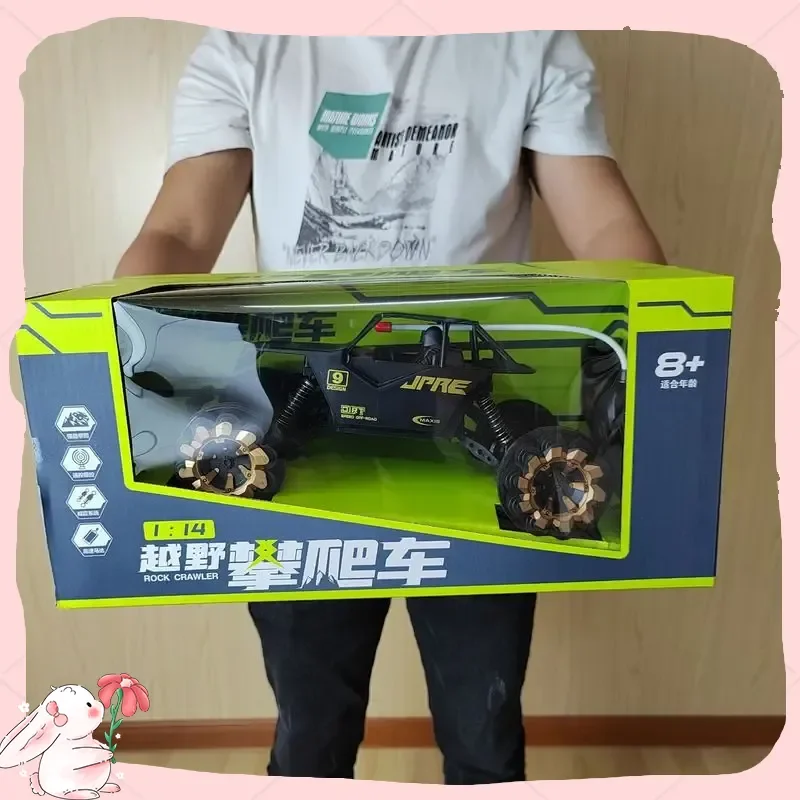 

1:14 Scale Wireless RC Car Electric Off-Road Climbing Vehicle Remote Control Steering Wheel 4-Channel Toy for Kids And Adults