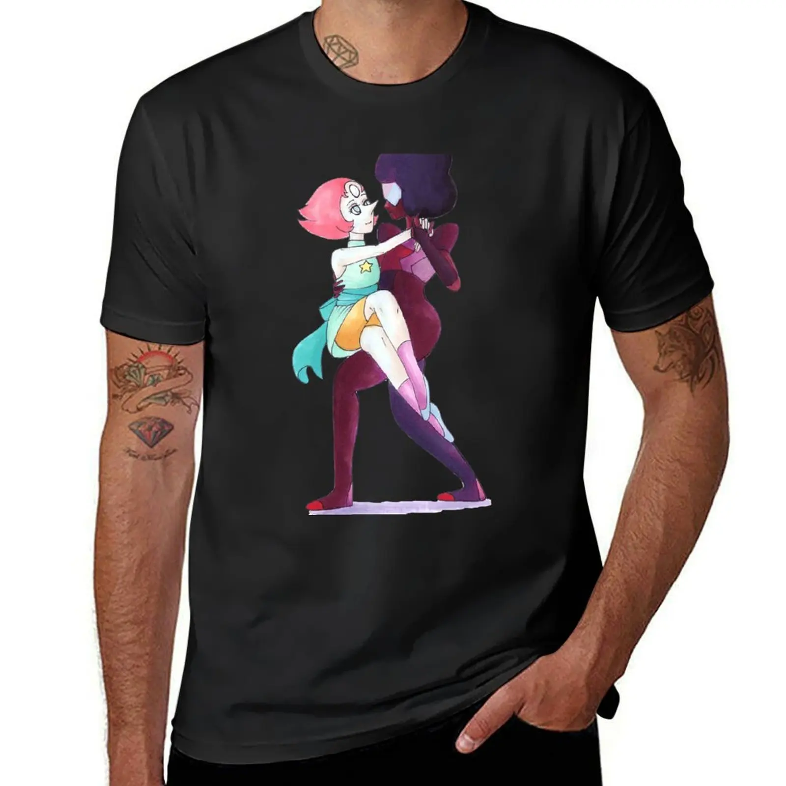 Dance: Pearl and Garnet T-Shirt plus sizes heavyweights customizeds men clothings