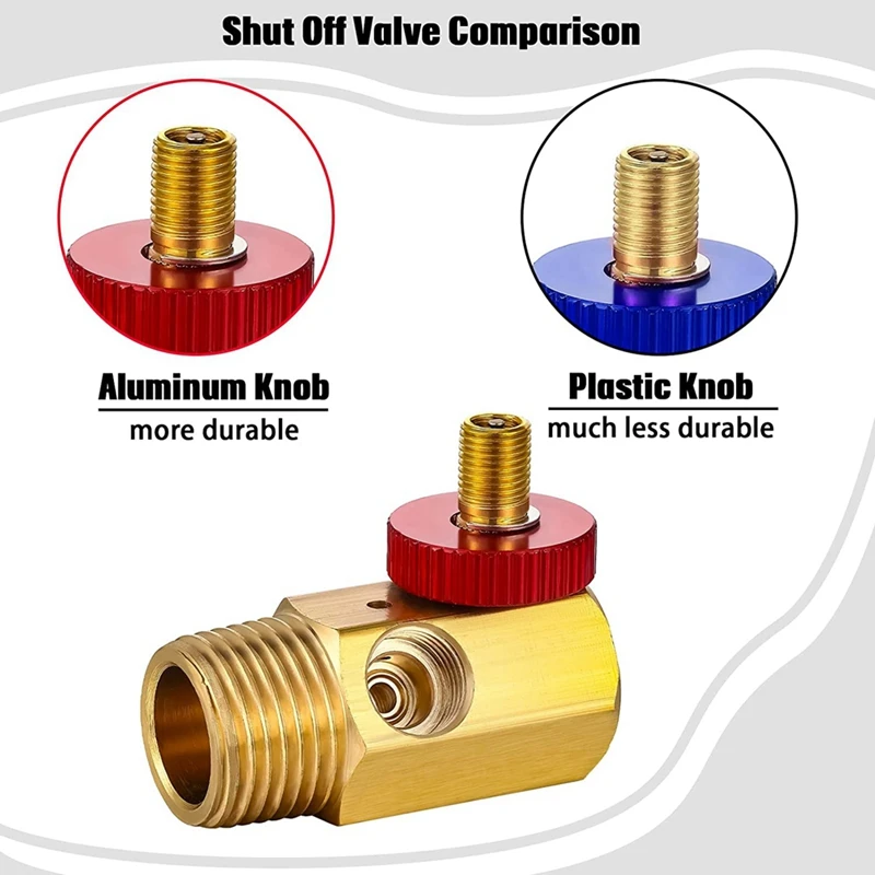 1 Set Air Tank Repair Kit Safety Valve 0-200 PSI Pressure Gauge For Portable Carry Tank