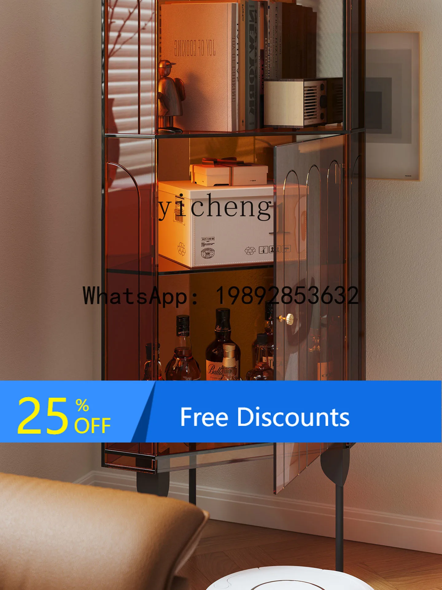 

Storage Triangle Cabinet Dining Side Living Room Sofa Side Cabinet Corner Storage Cabinet