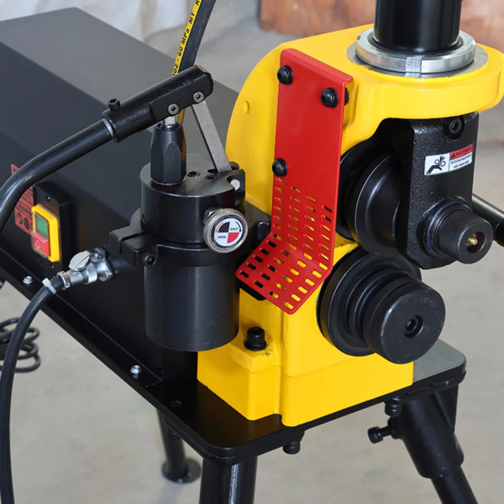 

Hot sale220V 12 Inch Hydraulic Pipe Grooving Machine Roll Groover for Sch40 Pipes