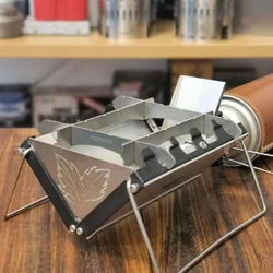 Windshield for SOTO ST-320 Ultra Light Titanium Wind Deflector for Card Stove Outdoor Stainless Steel Bracket Accessories Gear