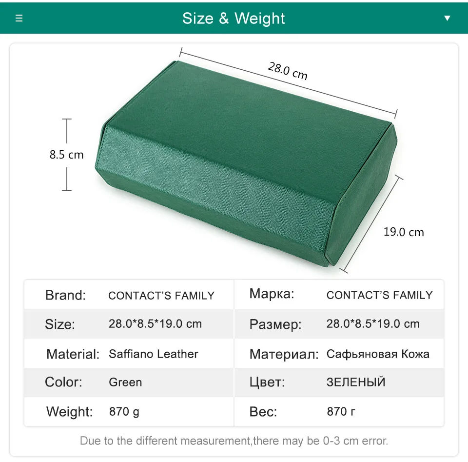 Caja de almacenamiento de reloj mecánico de ocho posiciones de piel de vaca con patrón cruzado, caja de regalo portátil de viaje de cuero genuino