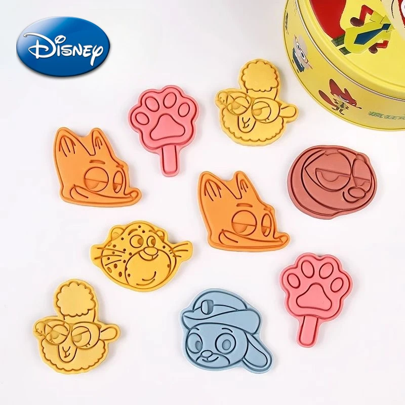

Zootopia 2 Mould Nick Judy Cartoon Kawaii Figure DIY Baking Tool Dessert Kitchen Cutting Biscuit Cookie Chocolate Press Molds