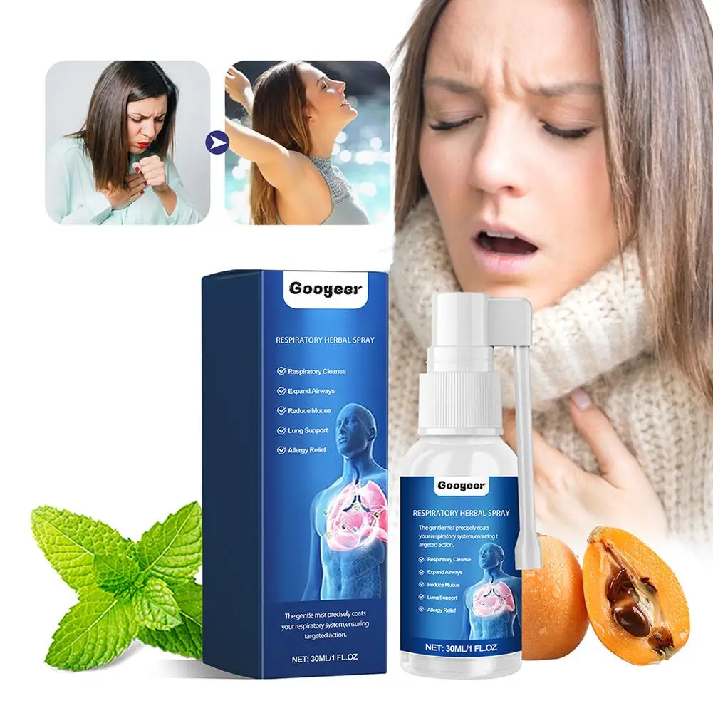 Lung Cleansing Spray Lung Health Supplement Liquid Spray 30ml Detox For Smokers And Non Smokers Natural Herbal Extract