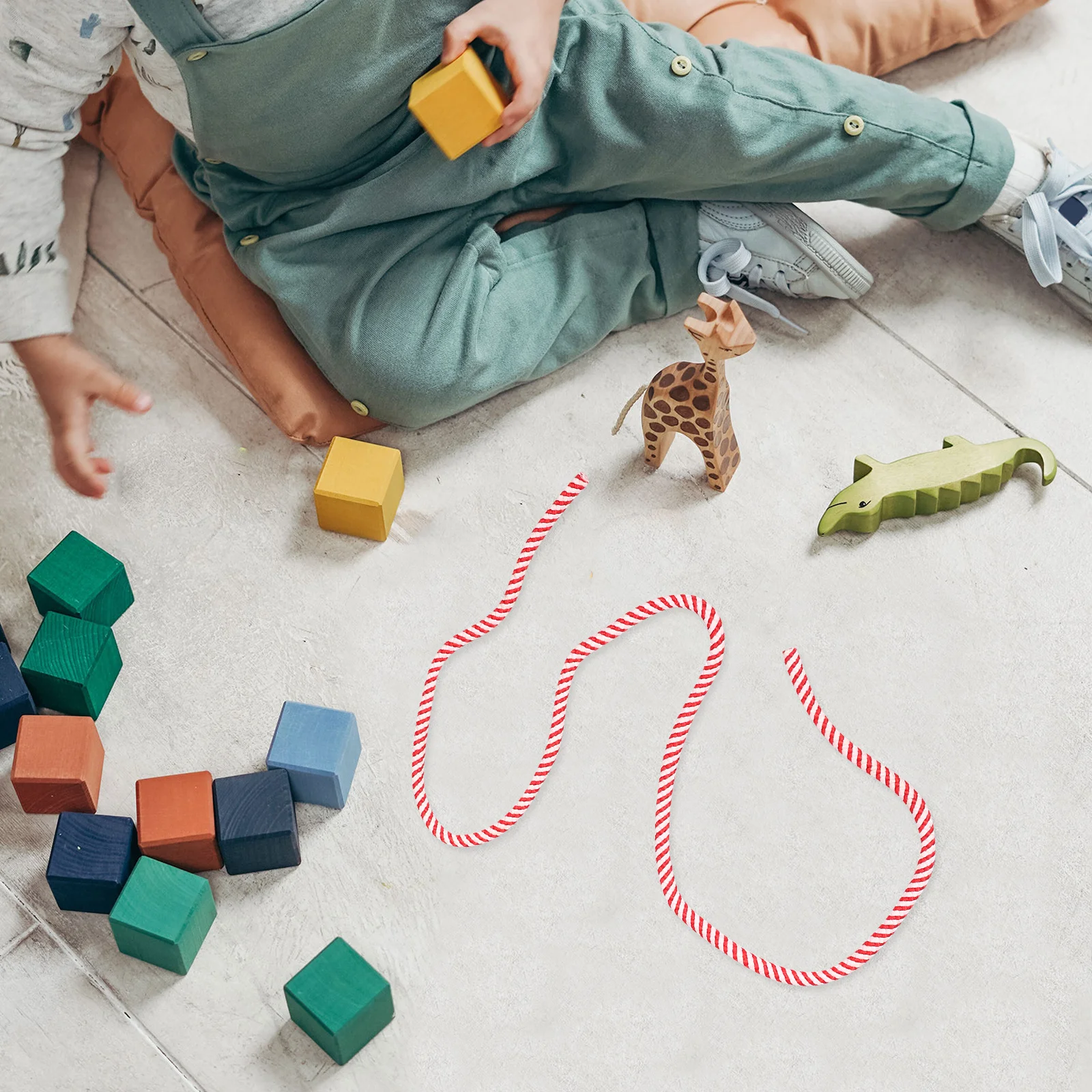 3Pcs Rope Trick Set Stiff Braided Illusion Gimmick for Stage Performance Close Up Beginners Professionals Ropes