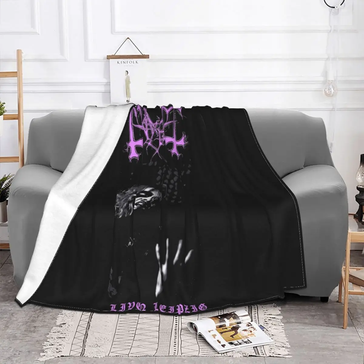 Mayhem Live In Leipzig Black Metal Mayhem Blanket Soft New Style Breathable Cover Blanket Family Expenses