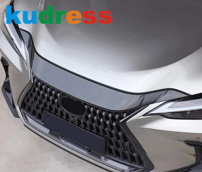 Front Hood Engine Cover Trim For Lexus NX 250 350 350H 450H 2021 2022 2023 2024 Black Car Machine Grille Strip Accessories