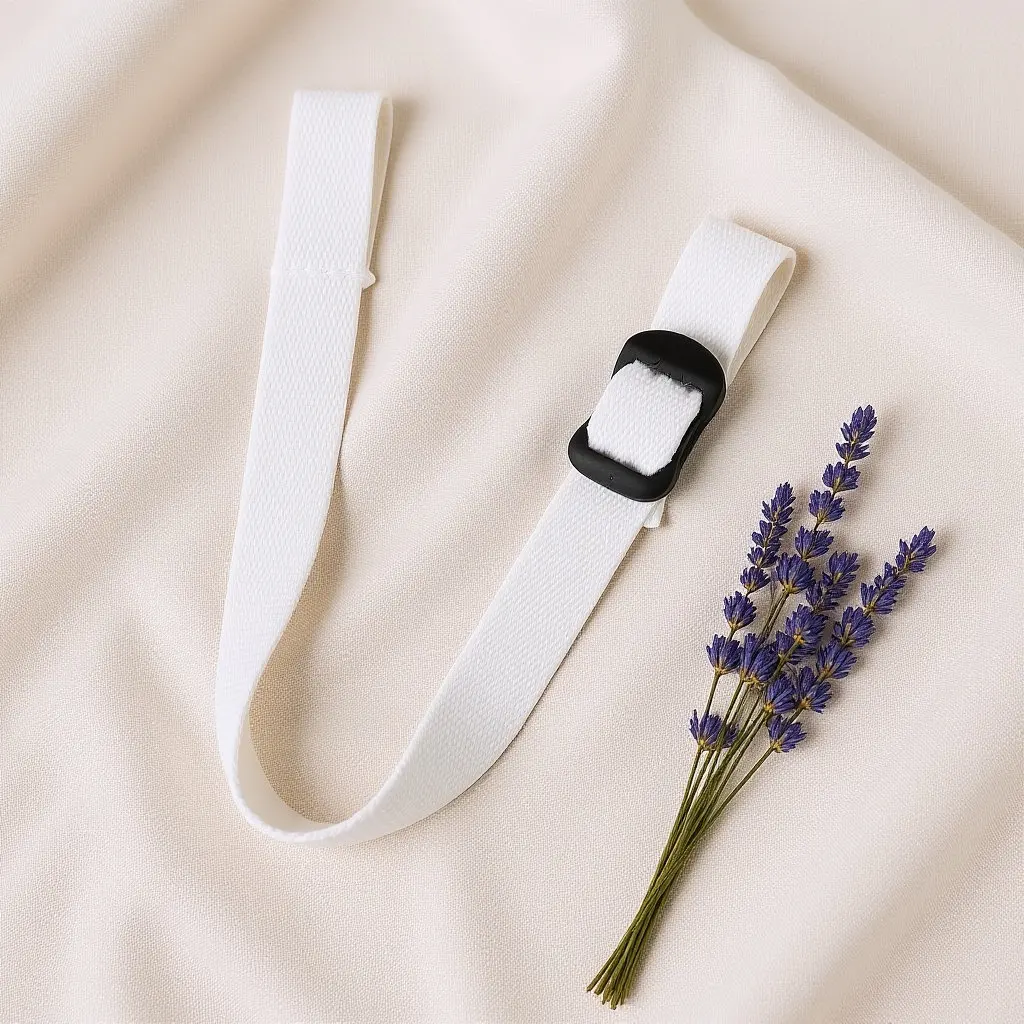 Hockey Chin Strap Adjustable White Replacement Sports Accessory Under Chin Strap for Hockey Players
