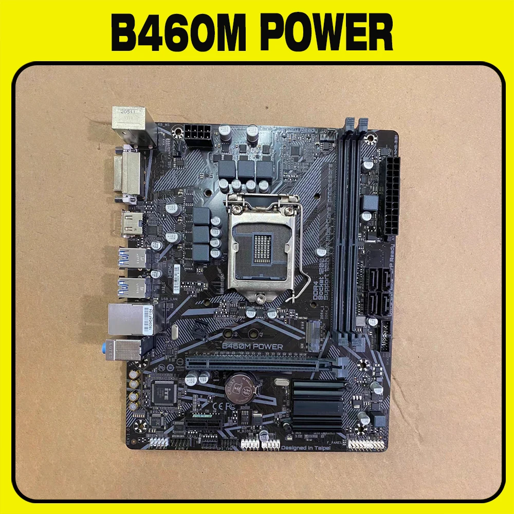 

B460M POWER For G-i-g-a-b-y-t-e B460 DDR4 Micro ATX Mtherboard 64GB LGA 1200