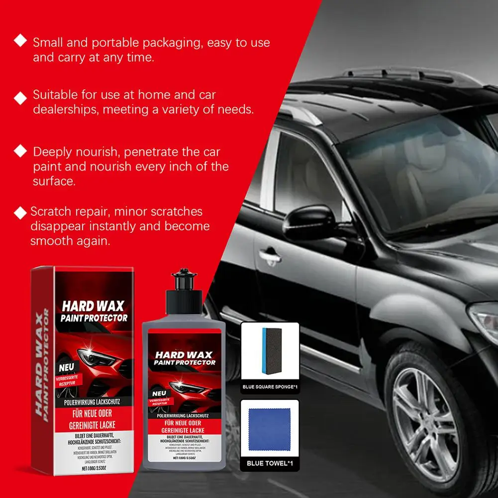 Autokrasreparatiewas, Car Buff Out Scratch, Paint Scratch Restorer, Cars Scratch Repair Kit, Multi-Effect Bescherming