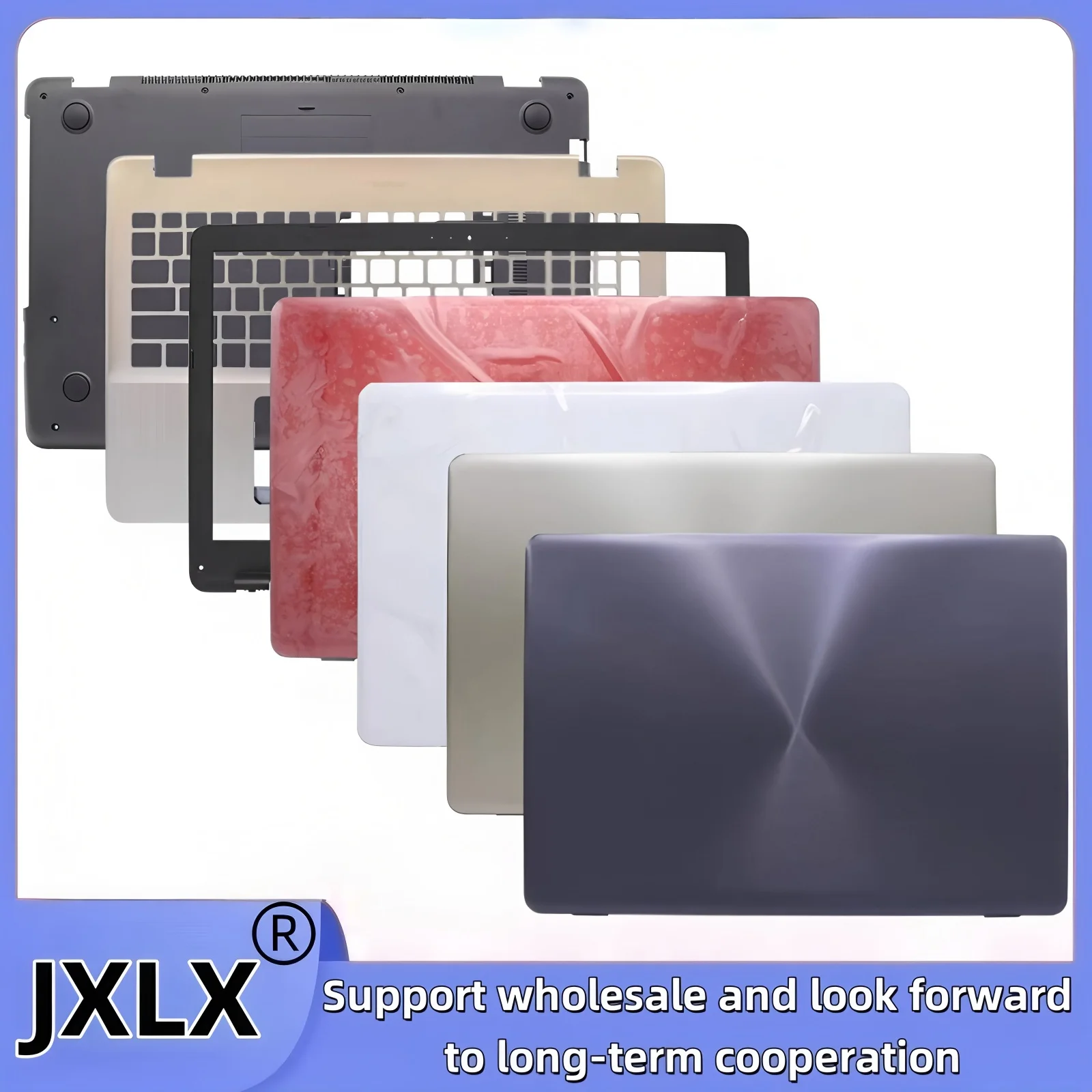 

JXLX ® Новинка для ASUS X542 X542UR X542UQR X542UN X542UQ FL8000U A580 F580 V580, задняя панель ЖК-дисплея/крышка упора для рук/нижняя крышка для ноутбука