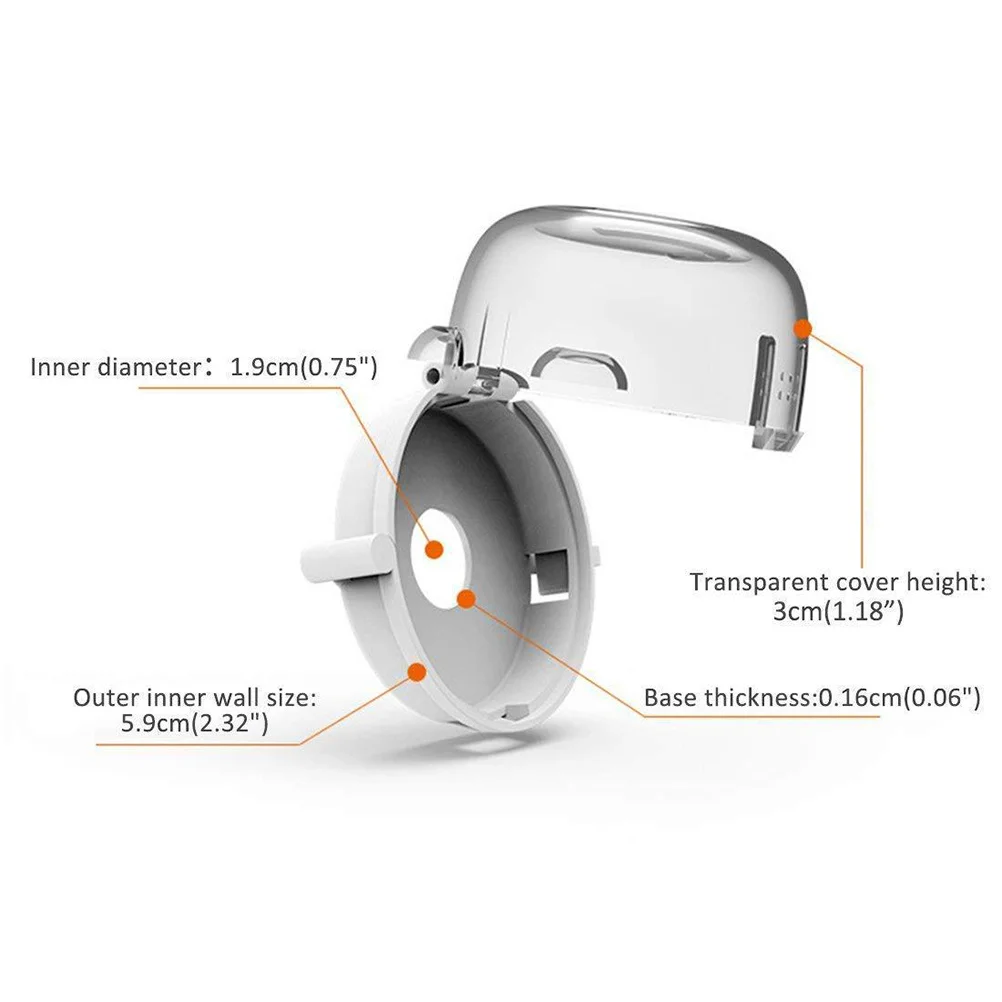 4Pcs Gas Knopf Abdeckungen Herd Kind Schutz Verhindern Feuer Baby Proof Ofen Schloss Küche Sicherheit Schutz