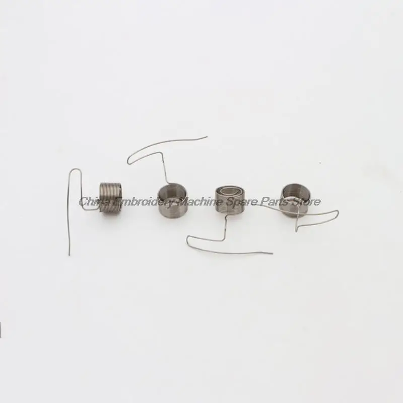 10pcs Electroplated Stainless Steel Alarm Spring Pick-up Springs Flat Bottom Plug Rod Spring with Magnetic for Zgm Feiya Tajima