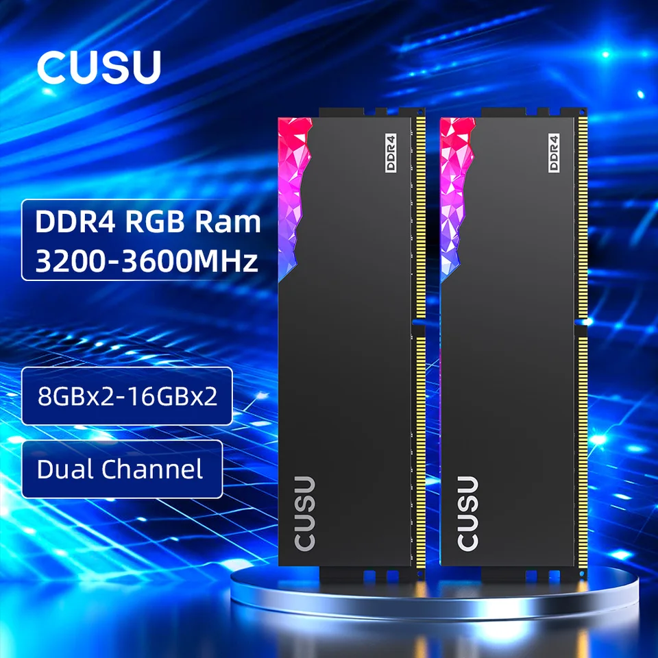 N233 PCメモリ CUSU DDR4-3200 16GB×2 CUSU DDR4 Ram Memory 8GB 16GB 3200MHz 3600MHz 288pin UDimm 1.35V
