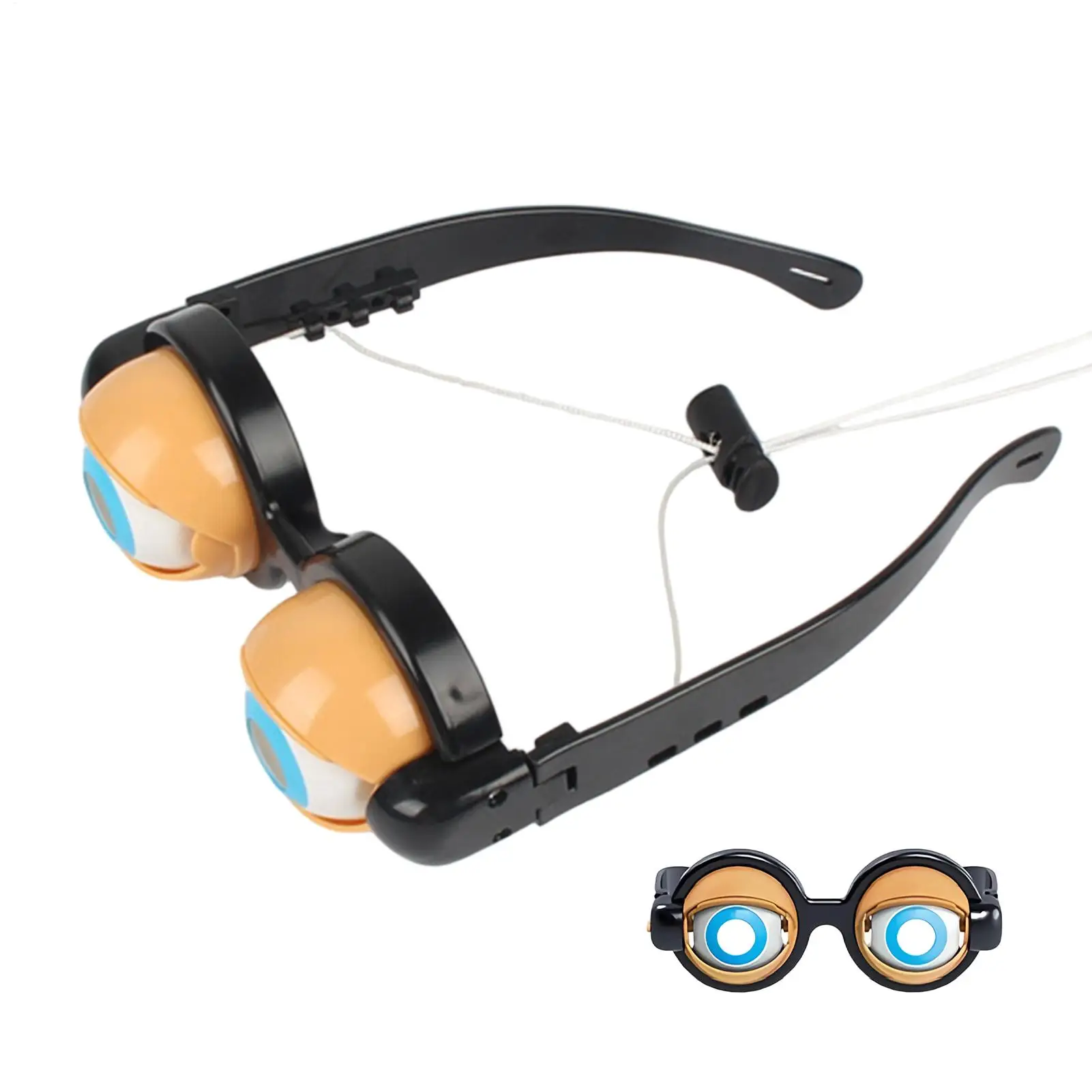 Knipperende Grappige Bril Schudden Oog Prank Zonnebril Gag Props Kids Party Photo Booth Kostuum Stadium Verjaardag Cosplay Prestaties