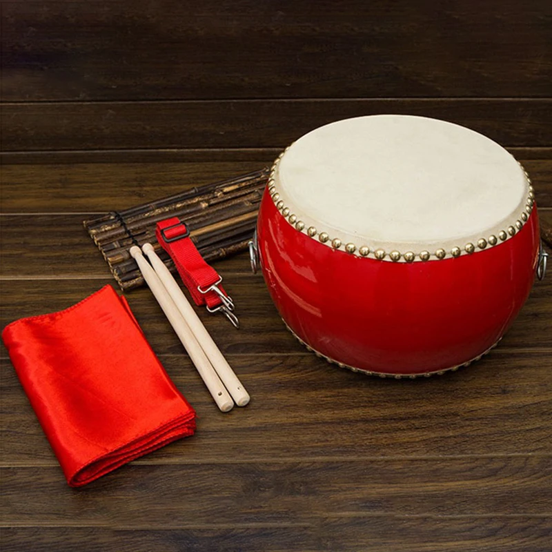 Handmade Wooden Drum Kid Children Beginner Drums Chinese Traditional Small Tang Gu Professional Playing Percussion Instruments
