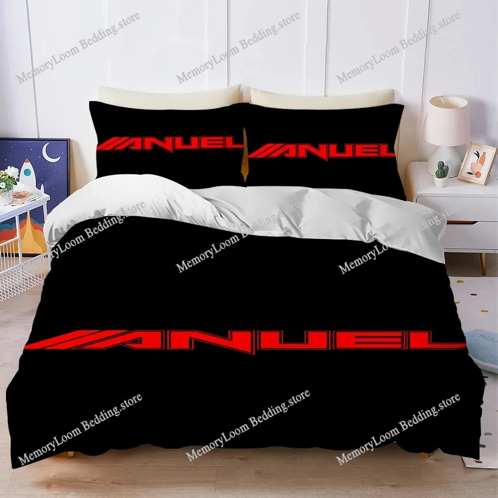

Rapper Anuel AA Music Duvet Cover Set Home Style Bedding Soft Laundry Cotton Bed Four Seasons Student Dormitory Home Textile