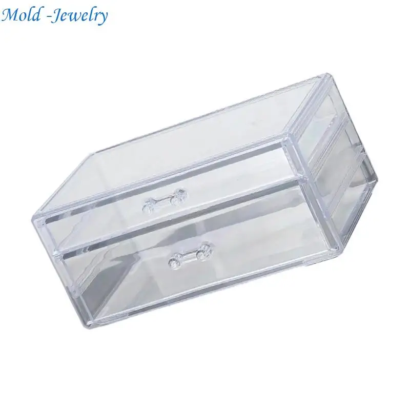 

69HB Stylish Acrylic Drawer Box Container High Visibility Acrylic Organizers for Jewelry and Makeup with Sturdy Construction