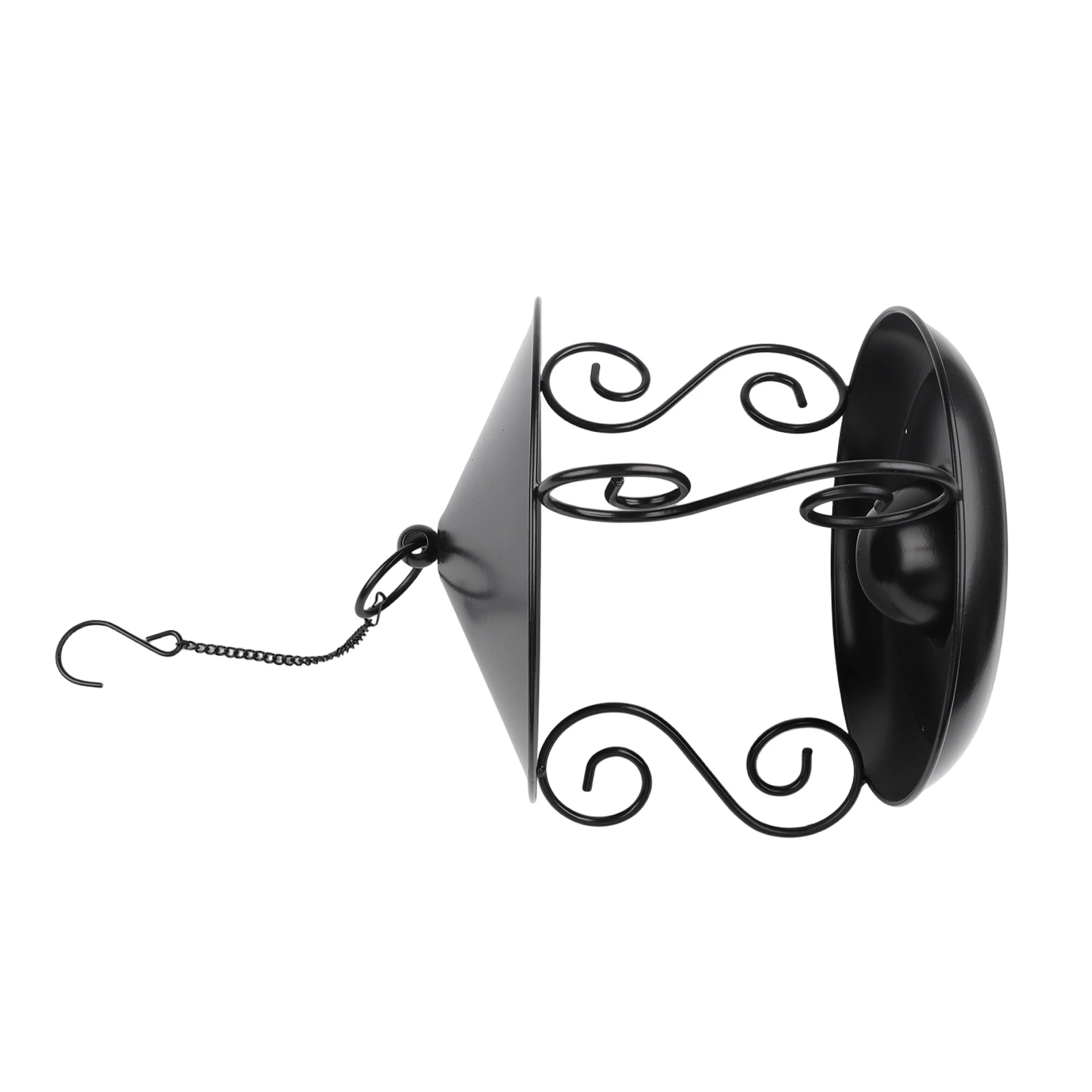 For Garden and Balcony Hummingbird Feeder with Large Nectar Container and Small Bird Slot Made from Iron Material