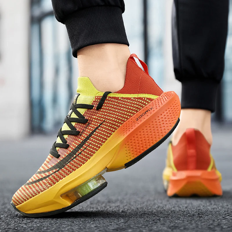 

Обувь на воздушной подушке, повышение платформы, кроссовки, сверхлегкие, удобные для занятий спортом на открытом воздухе, модель для пар.