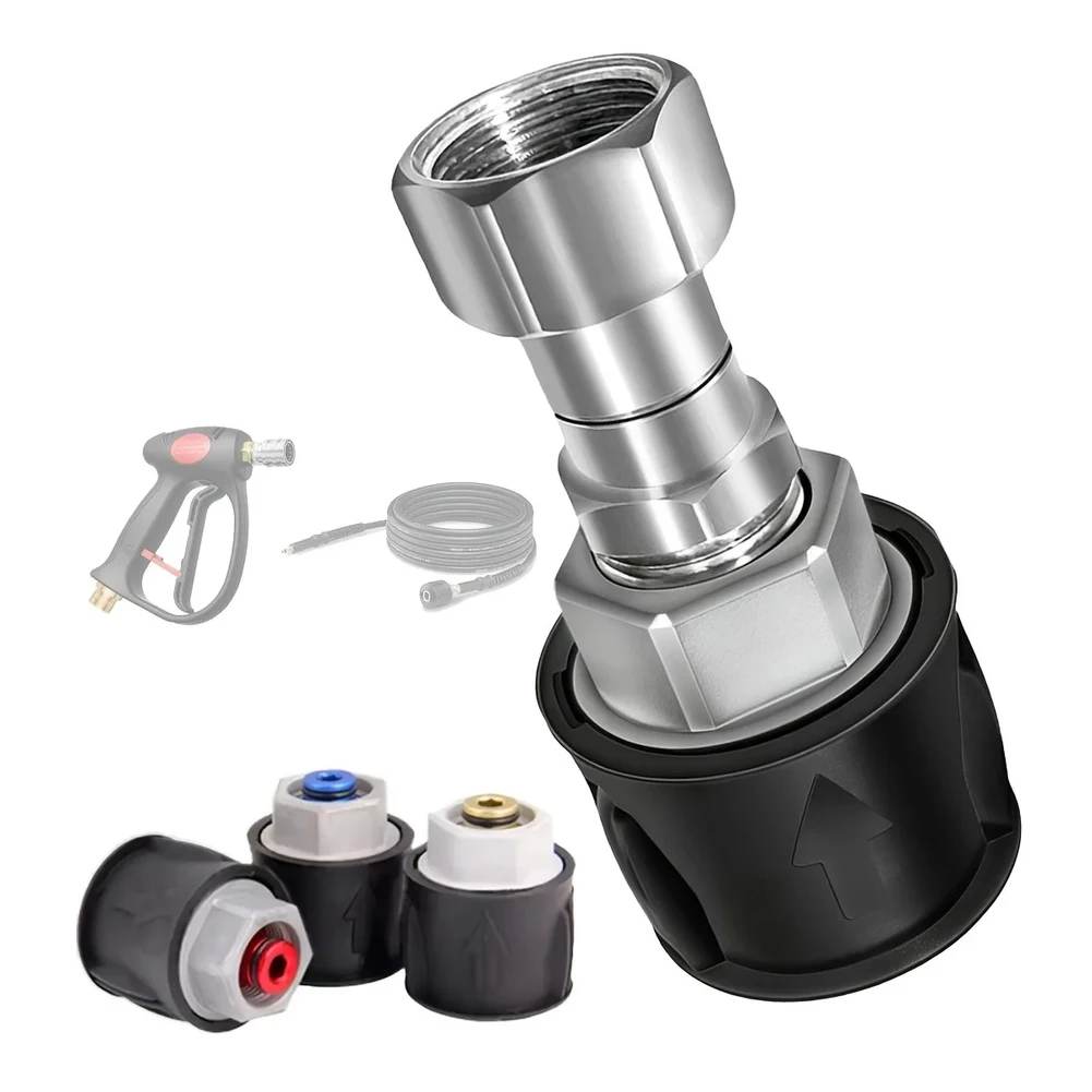 360 Degree Stainless Steel Swivel Joint For Karcher K2-K7 For Lavor For Parkside High Pressure Washer Hose Connector Accessories