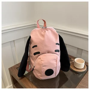 Beautiful anime snoopy new fashion ins oxford cloth simple large capacity casual travel student backpack 12 Main Sales Snoopy Backpack - №5