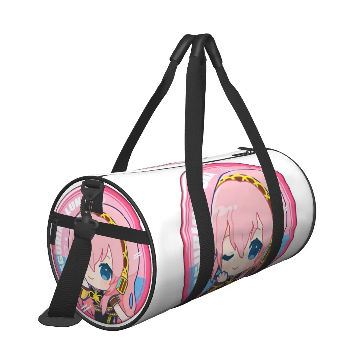 ホットセール-メグリン-ルカ-ボーカロイド-アニメアート-トラベルバッグ-サーフィン旅行-ウィークエンダーバッグ