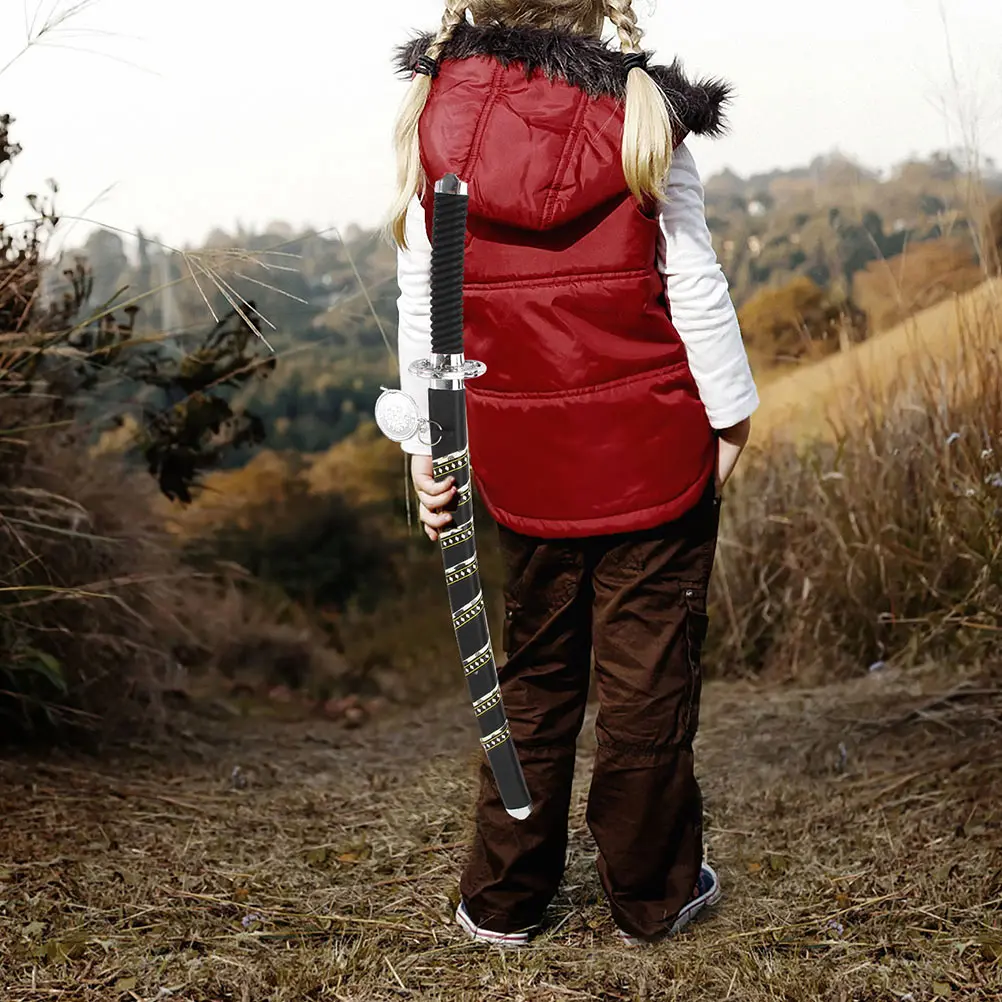 1세트 소형 검 플라스틱 창의적 코스프레 소품 어린이 역할 놀이 용품 공연 장난감 플라스틱 코스프레 소품