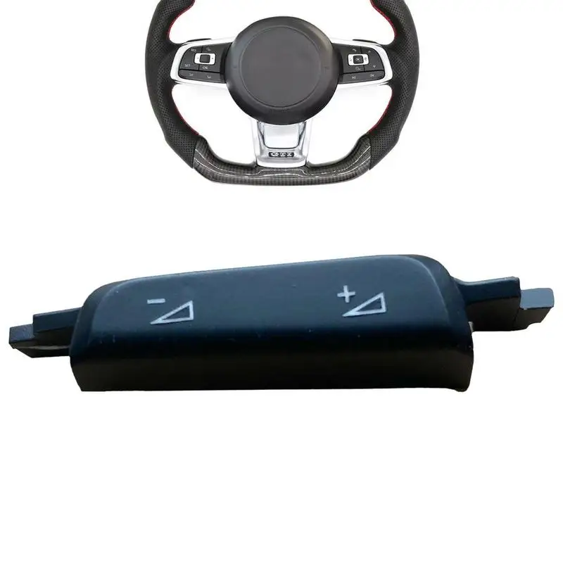 Steering Wheel Volume Controller Multi-purpose Volume Up Down Button Switches Key Covers Wheel Black Change Switches