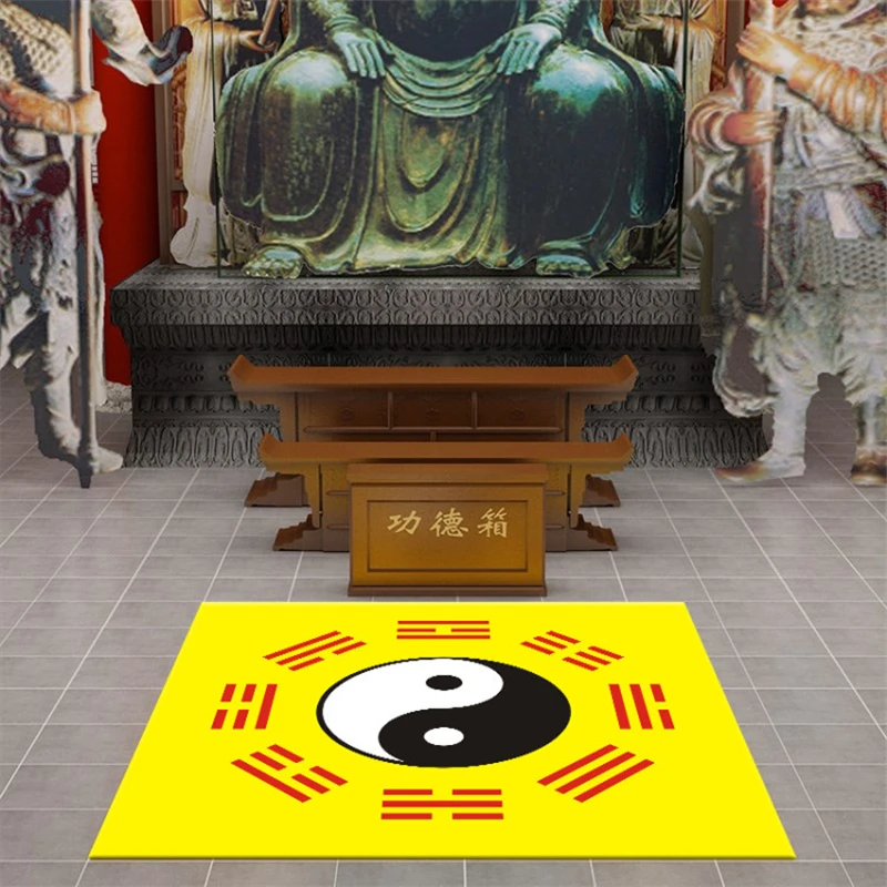 Modern Chinese Tai Chi balance Feng Shui carpet living room Yoga carpet Soft Area Rug home decoration cushion non-slip floor mat