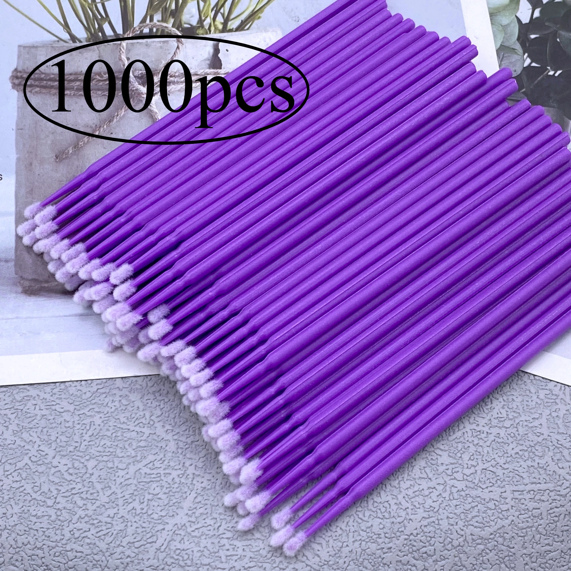 1000pcs Removing Swab Wholesale Micro Brush Makeup Brushes Eyelash Extension Supplies Lashes Accessories Make Up Tools