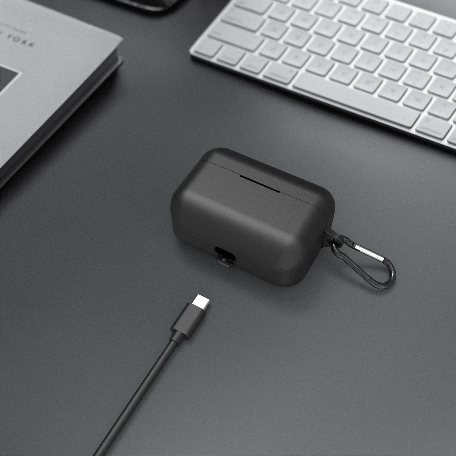 Custodia in Silicone Geekria compatibile con JBL LIVE 300 True Wireless Earbuds, Cover in pelle per auricolari