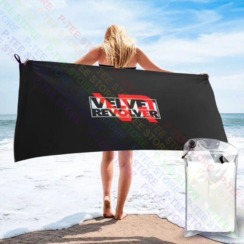 Velvet Revolver Logo Rock Band Album Concert Tour Quick dry Towel Printed No Fading Good Quality