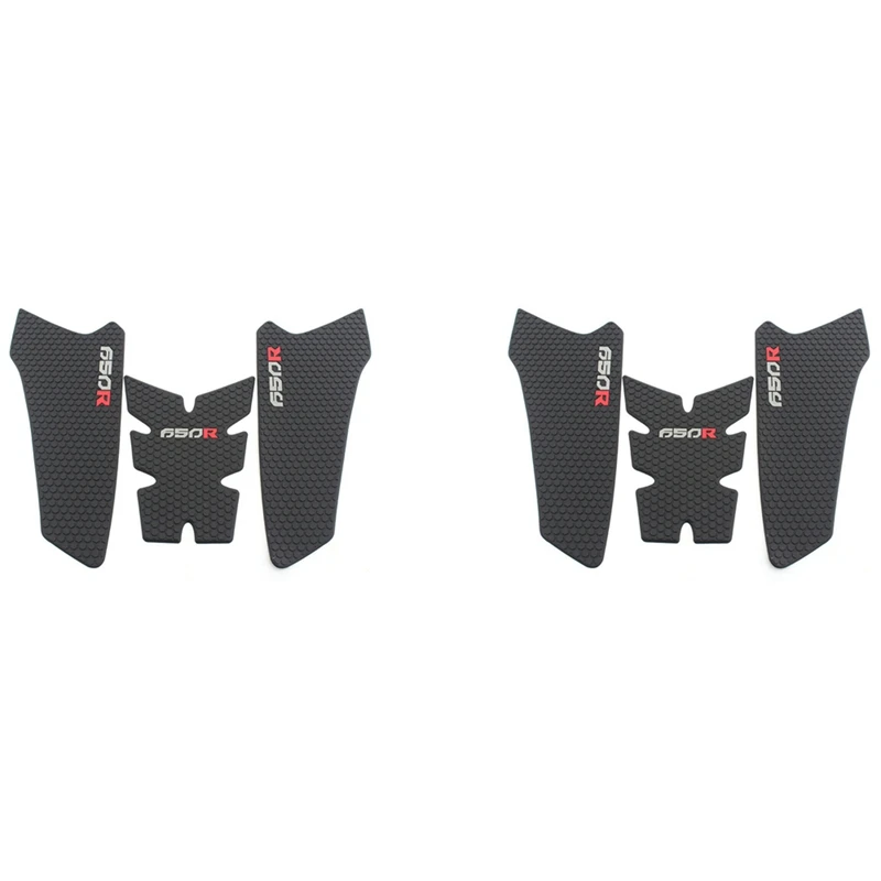 

2X Tank Grip Pads For HONDA CBR650R CB650R 2019-2021 Protector Sticker Tank Traction Pad Side