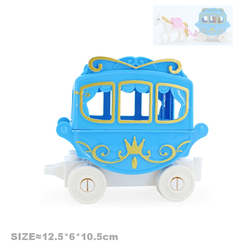 Bloques de construcción grandes de tráfico para niños, accesorios de vehículos compatibles, transporte, inserto, montaje de modelo de coche,