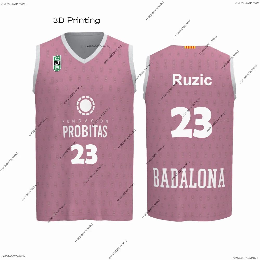 Spanish Basketball 24/25 Ante Tomic Basketball Jersey 2025 Joventut Badalona Basketball Jersey Fan Special Jersey Kit