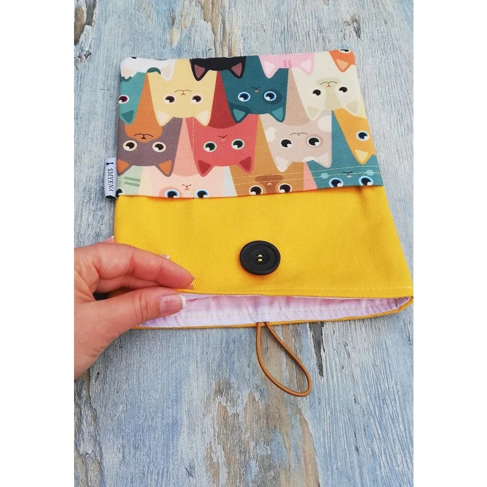 Book Cover-ออกแบบพิเศษ-ผ้าปกหนังสือใหม่,Buttoned,สามารถนำเสนอเหมาะสำหรับกระเป๋าถือ,จัดส่งฟรี