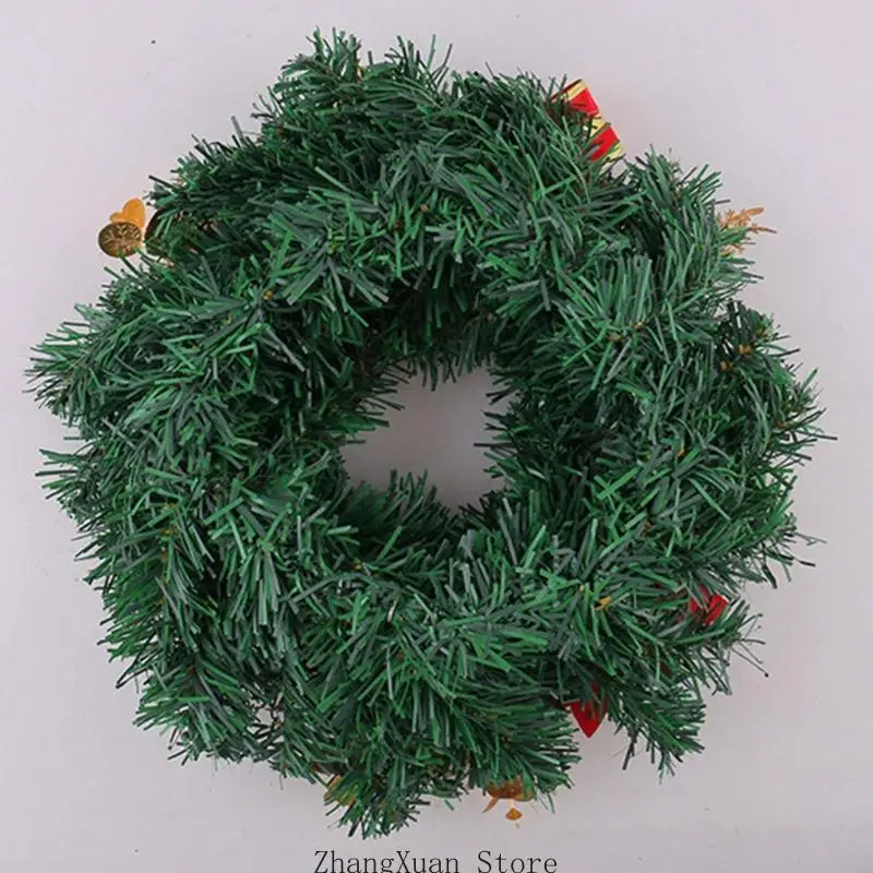 Weihnachtskranz mit Blattgoldbesatz für Türfenster-Ausstellung 3XUF – Detail 8
