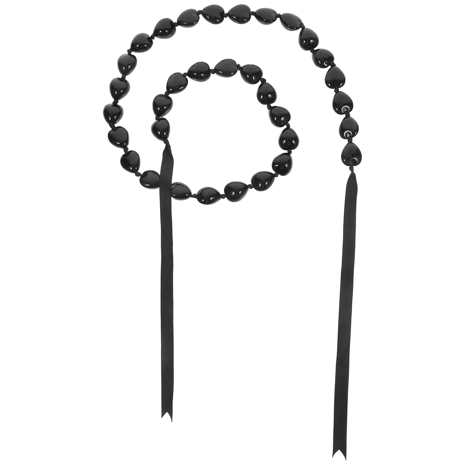 Collana di perline acriliche Decorazioni per la laurea per feste Adulti Gioielli avanzati Collane Ciondolo Fiore Lei Miss