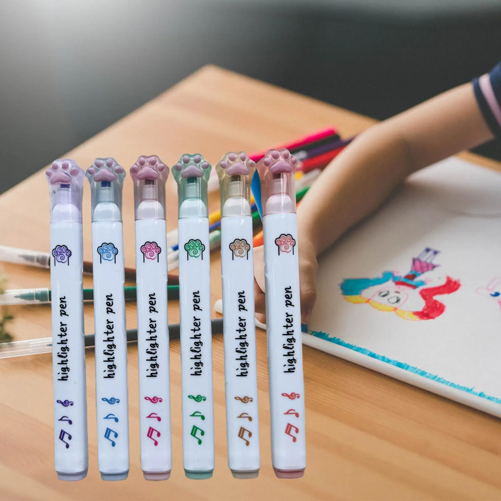 2-6 шт./упаковка, маркеры для детей и взрослых