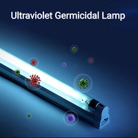 8W Ultraviolet Germicidal Lamp UVC Quartz Ultraviolet LED Tube 220V 240V Bulb LED Ozone Bactericidal Disinfection